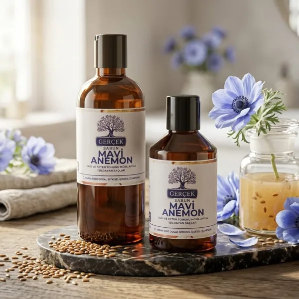 Mavi Anemon Saç Sabunu
