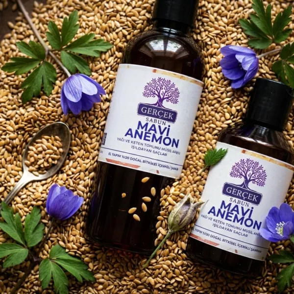 Mavi Anemon Saç Sabunu