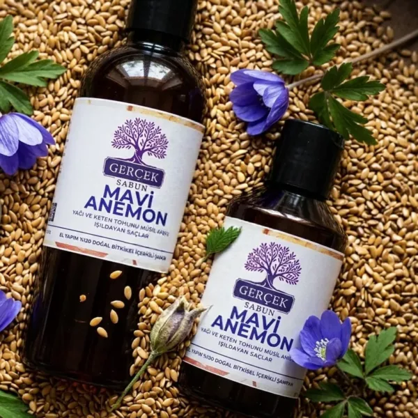Mavi Anemon Saç Sabunu