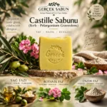 3 Fazlı Castille Sabunu - Itır Esansiyel Yağlı